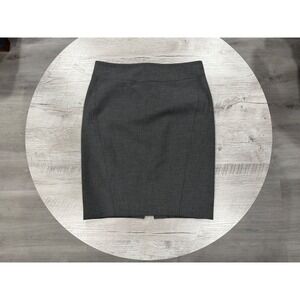 Ann Taylor LOFT Gray Pencil Skirt Size 8 Classic Office Work
